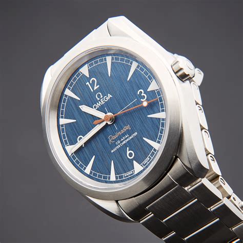 omega seamaster 40 mm|omega railmaster blue.